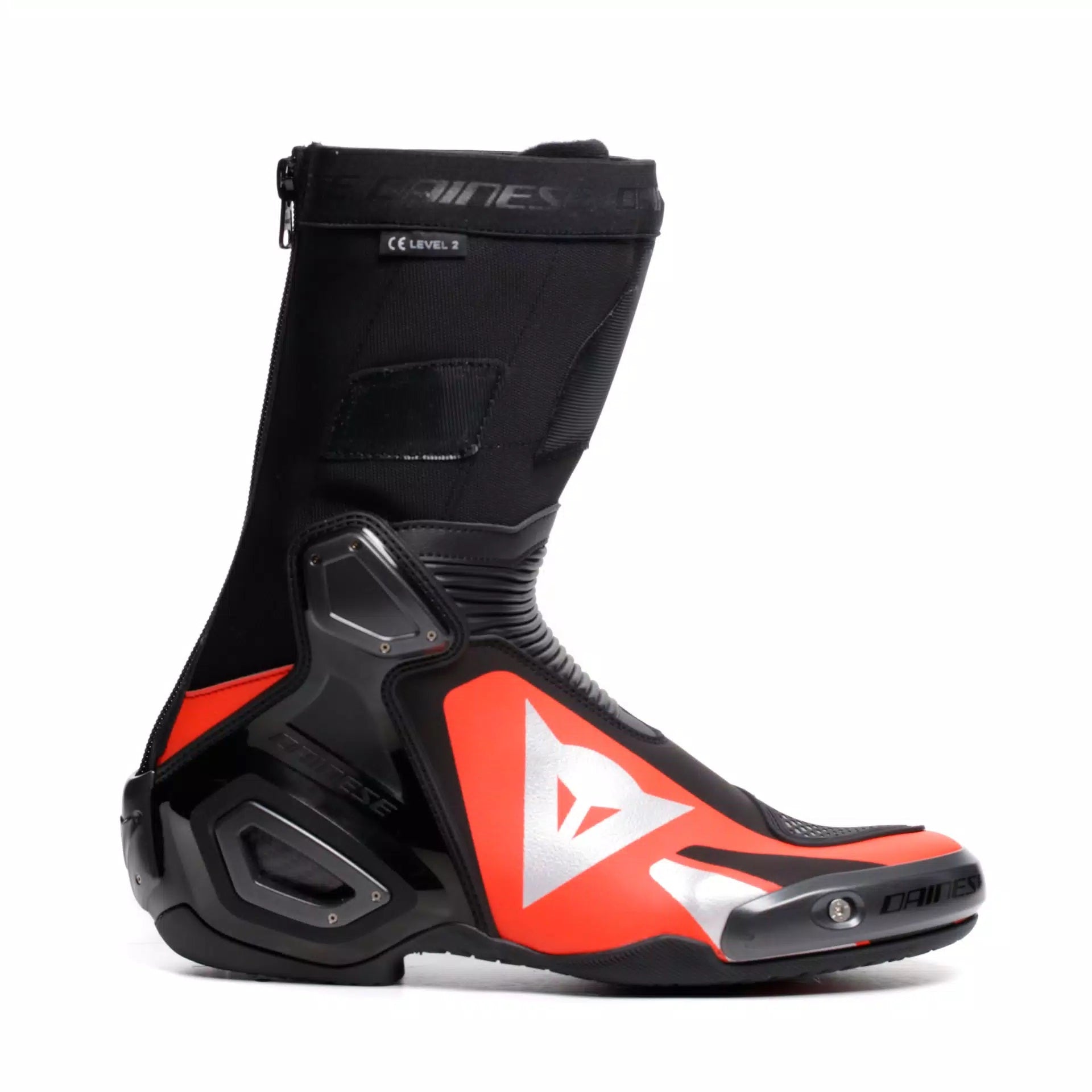 Dainese Axial 2 Botas de motocicletas de carreras y calles | Hombres | Negro/rojo | 20179000526280
