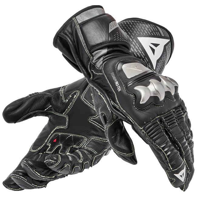 Dainese Full Metal 7 Racing Motorcycle Guantes de cuero | Hombres | Negro | 201810001463100