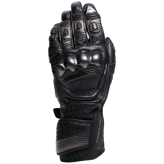 Guantes de cuero de motocicleta Dainese Fiero Racing | Hombres | Negro | 201810002560400