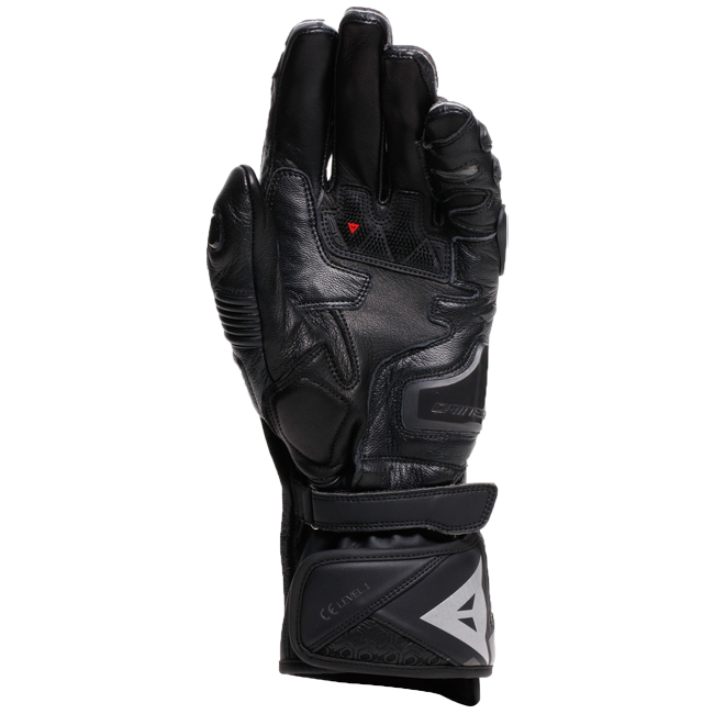 Guantes de cuero de motocicleta Dainese Fiero Racing | Hombres | Negro | 201810002560400