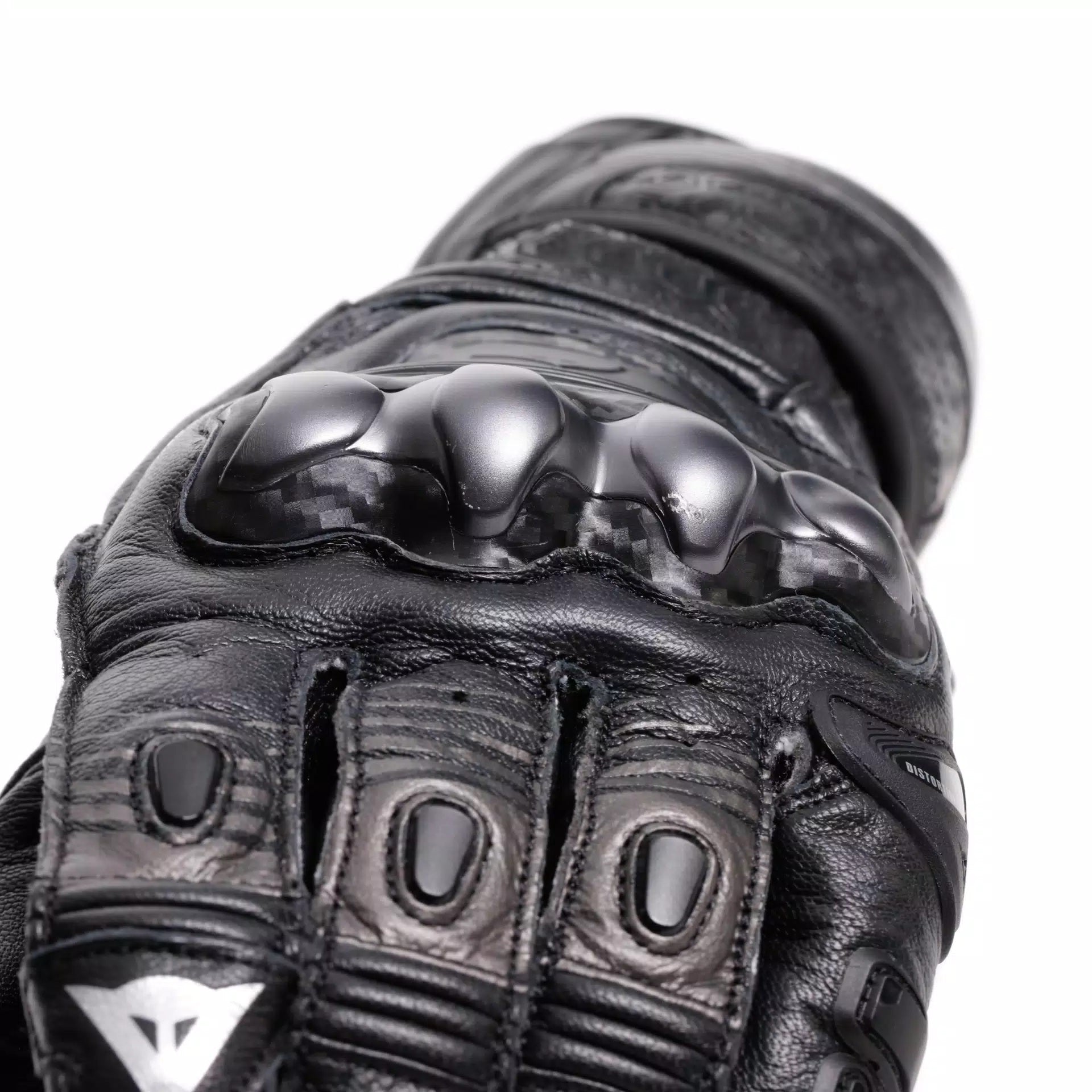 Guantes de cuero de motocicleta Dainese Fiero Racing | Hombres | Negro | 201810002560400
