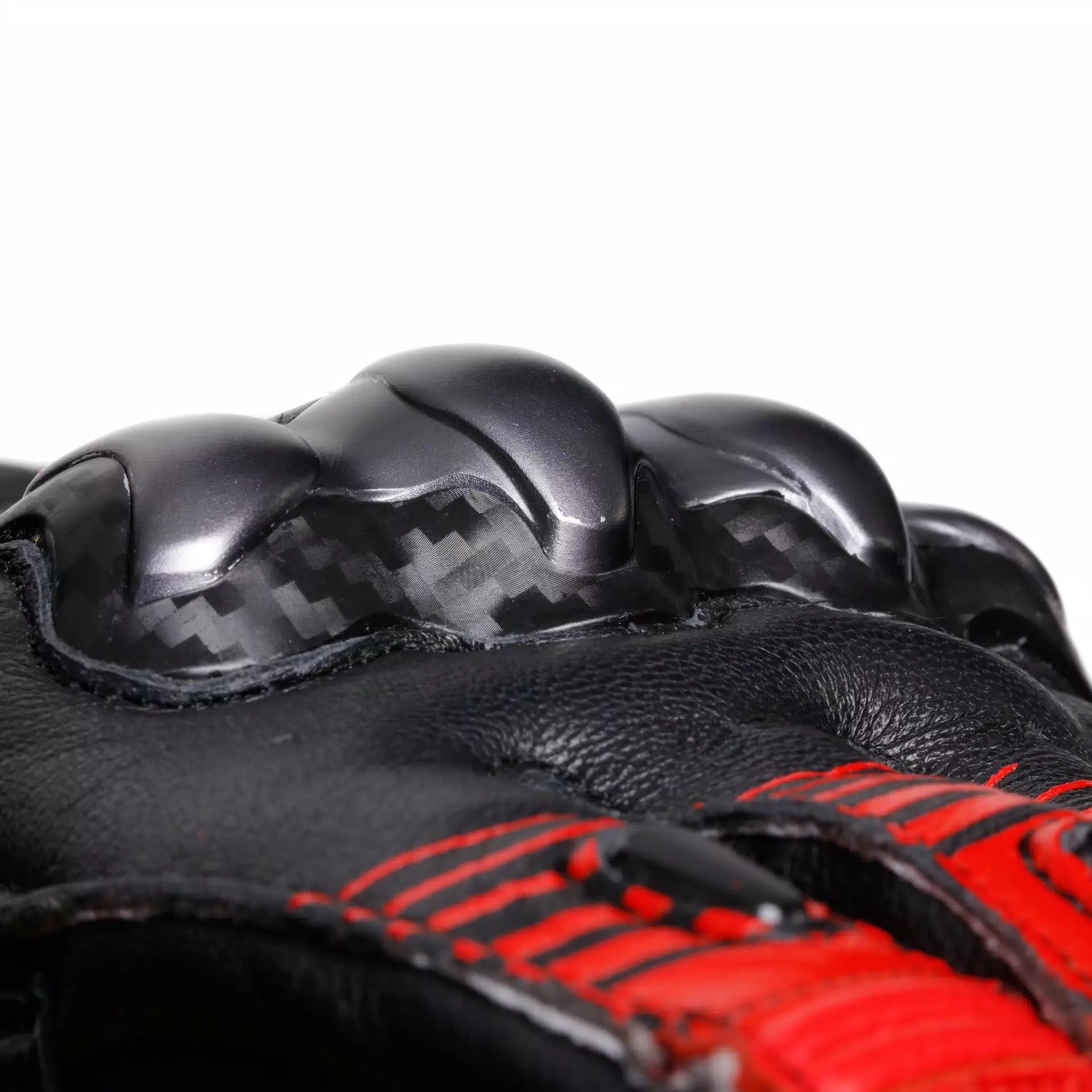 Guantes de cuero de motocicleta Dainese Fiero Racing | Hombres | Negro/rojo | 2018100025A700