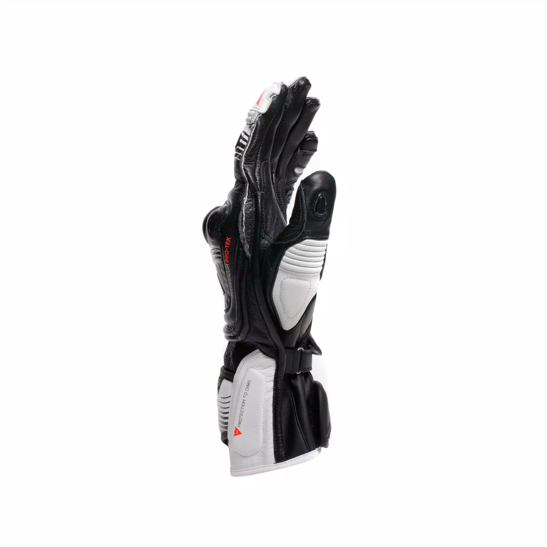 Guantes de cuero de motocicleta Dainese Fiero Racing | Hombres | Negro/negro | 2018100025n3200