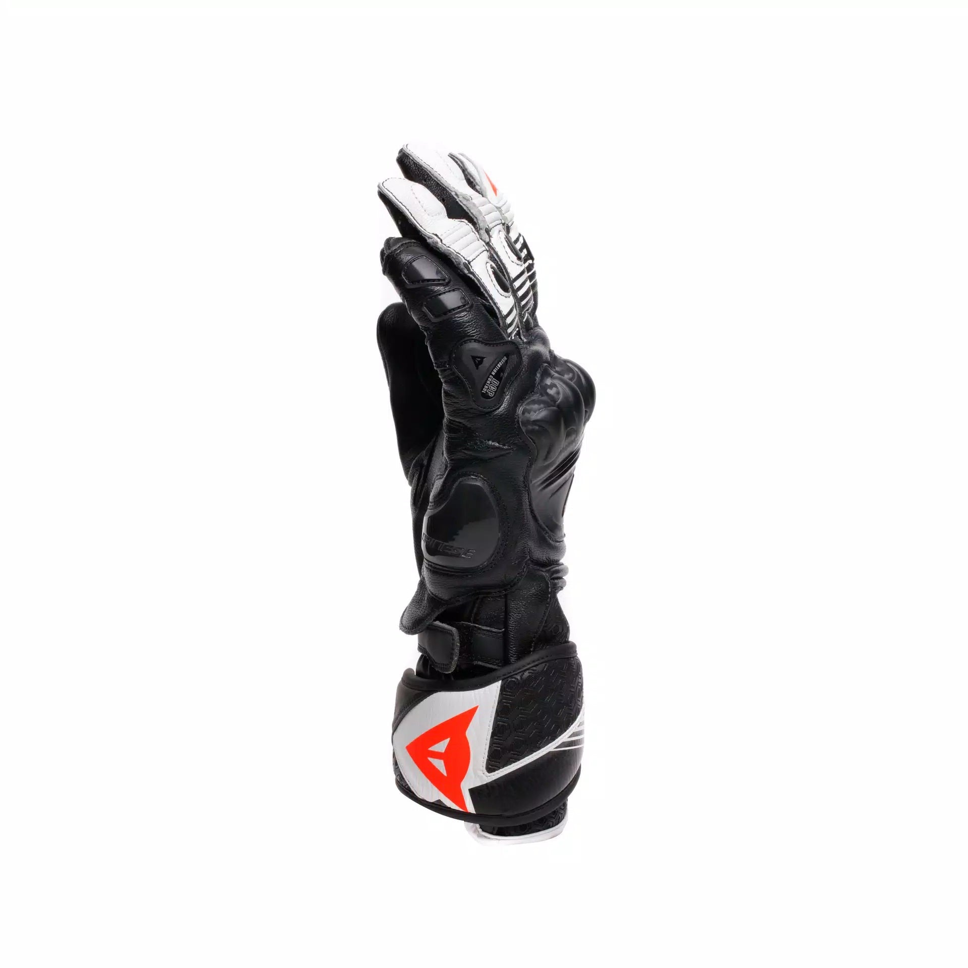 Guantes de cuero de motocicleta Dainese Fiero Racing | Hombres | Negro/negro | 2018100025n3200