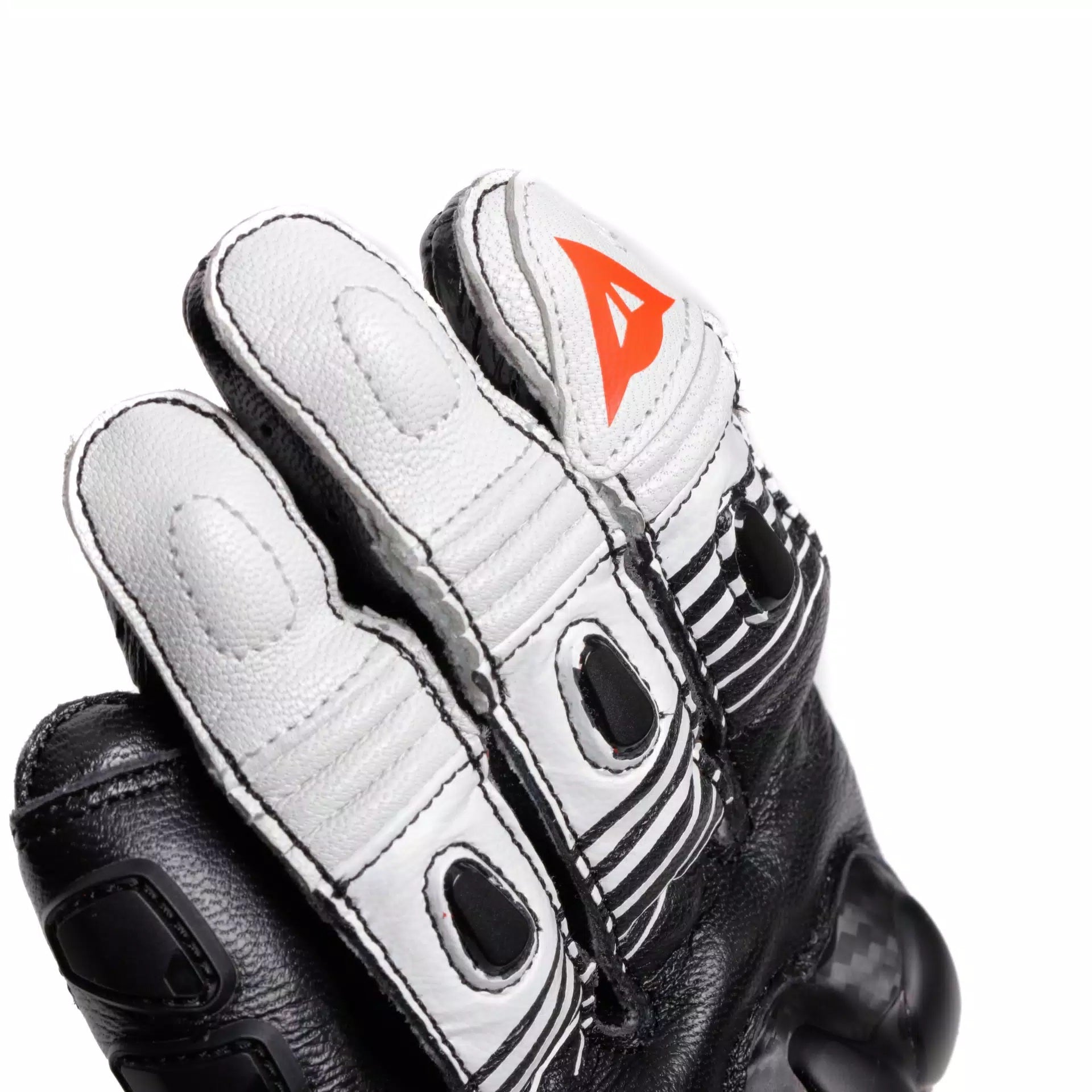 Guantes de cuero de motocicleta Dainese Fiero Racing | Hombres | Negro/negro | 2018100025n3200