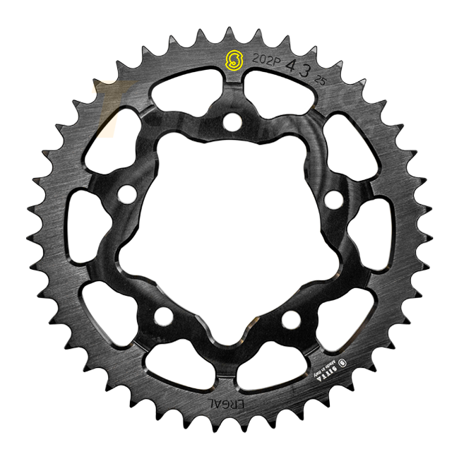 Sitta Wheel de la cadena de aluminio Aprilia Rs 660 (20-25) (202p) -37-48 dientes, 525 división