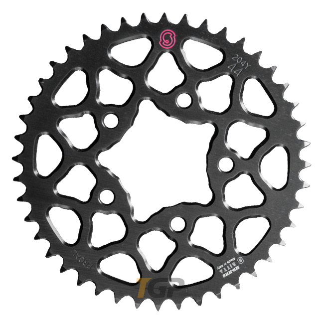 Sitta GP Rueda de cadena de aluminio BMW HP Rueda de forja HP4 y HP4 Race (204Y-HR20GP) – 37-47 dientes, división 520