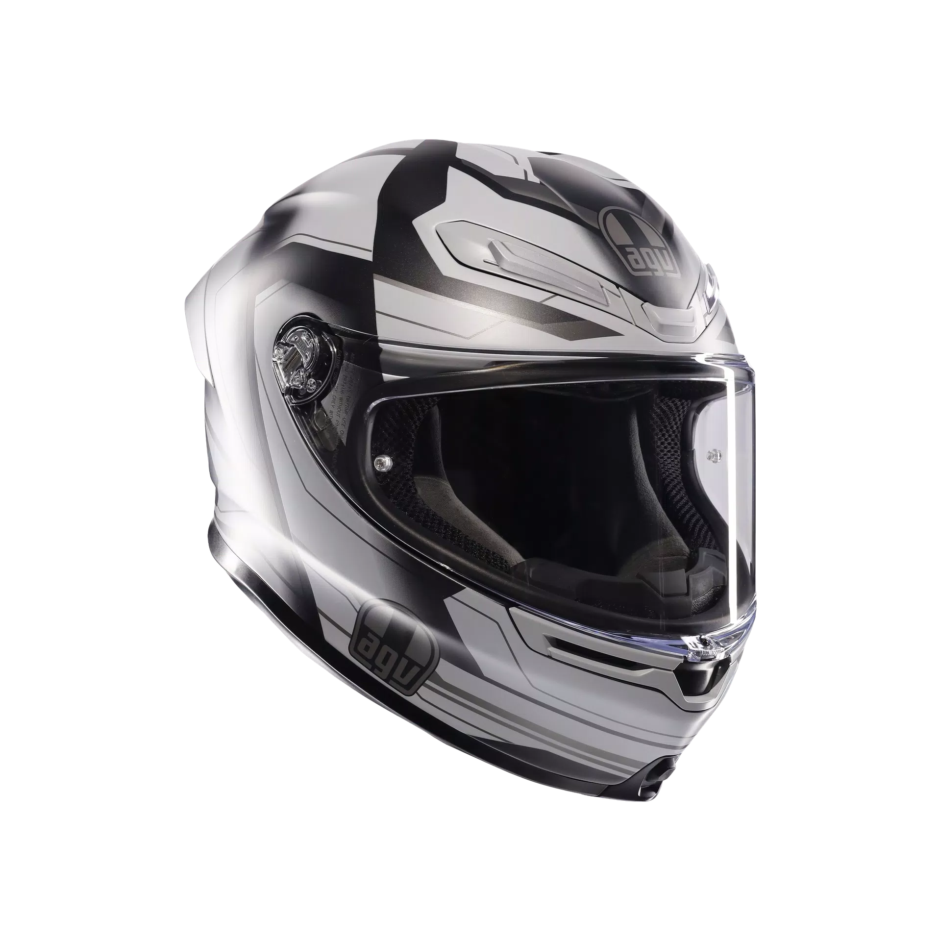 AGV K6 S Helm Ultrasonic Matt Schwarz/Grau | 2118395001021