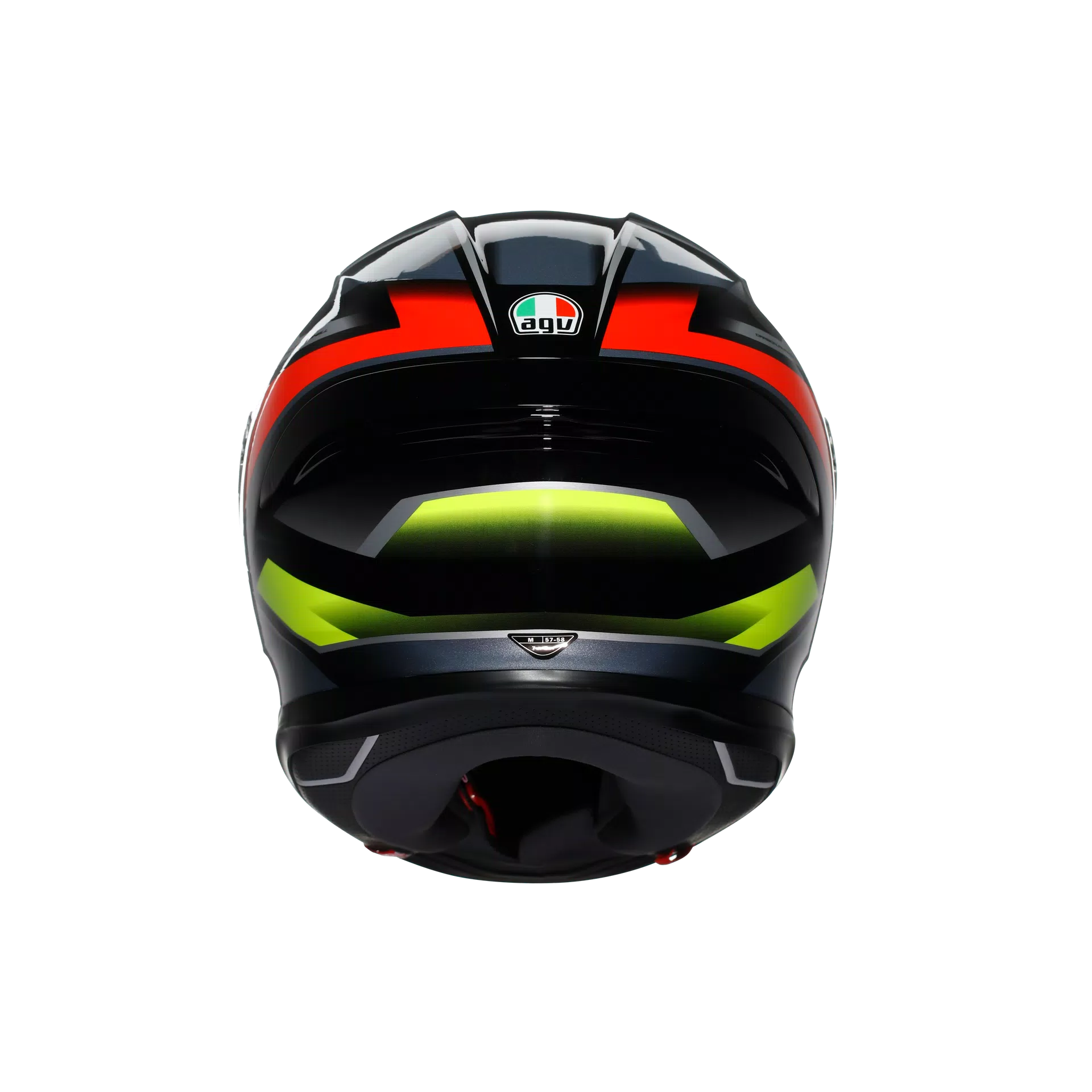 AGV K6 S Helm Erazer negro/rojo/fluo amarillo | 2118395001026