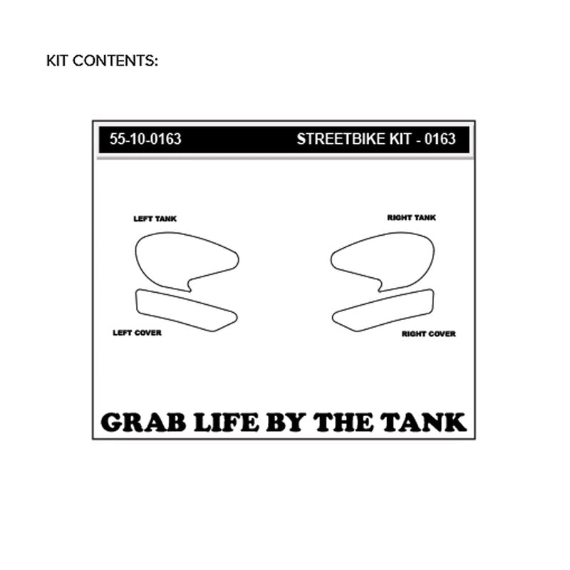 Stompgrip Vulcano Traction Pads Yamaha YZF-R3 (19-25) 55-10-0163