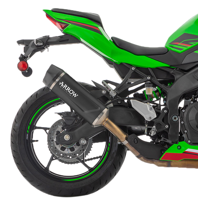 Arrow Slip-On Indy Race Aluminium Dark Kawasaki ZX-4RR (23-25) 71963AKN