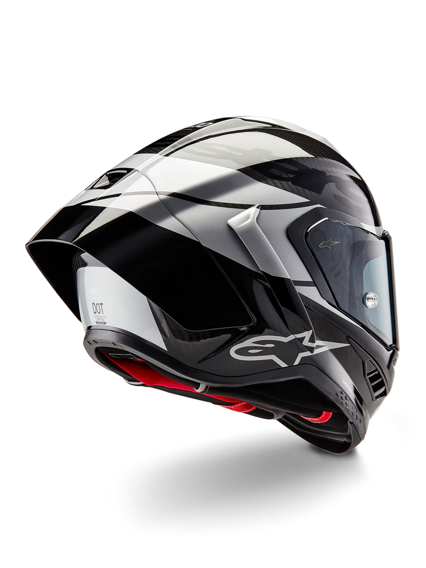 Alpinestars Supertech R10 Elemento Casco Carb Carb Negro Plata 8200324-1368