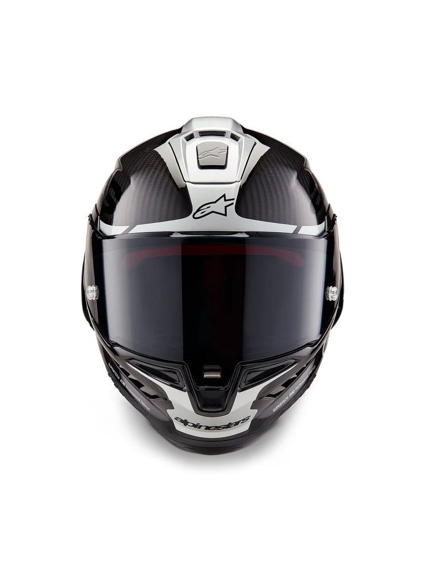 Alpinestars Supertech R10 Elemento Casco Carb Carb Negro Plata 8200324-1368