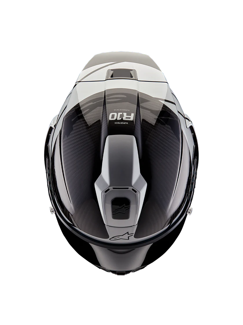 Alpinestars Supertech R10 Elemento Casco Carb Carb Negro Plata 8200324-1368