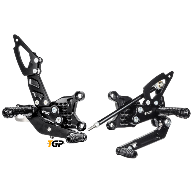 Sistema de estribos Race con QS Bonamici Racing Aprilia RSV4/Factory/R/RR/RF (09-16) A004R