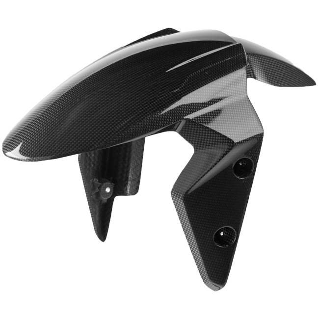 Parafanghi anteriori in carbonio tech lumin