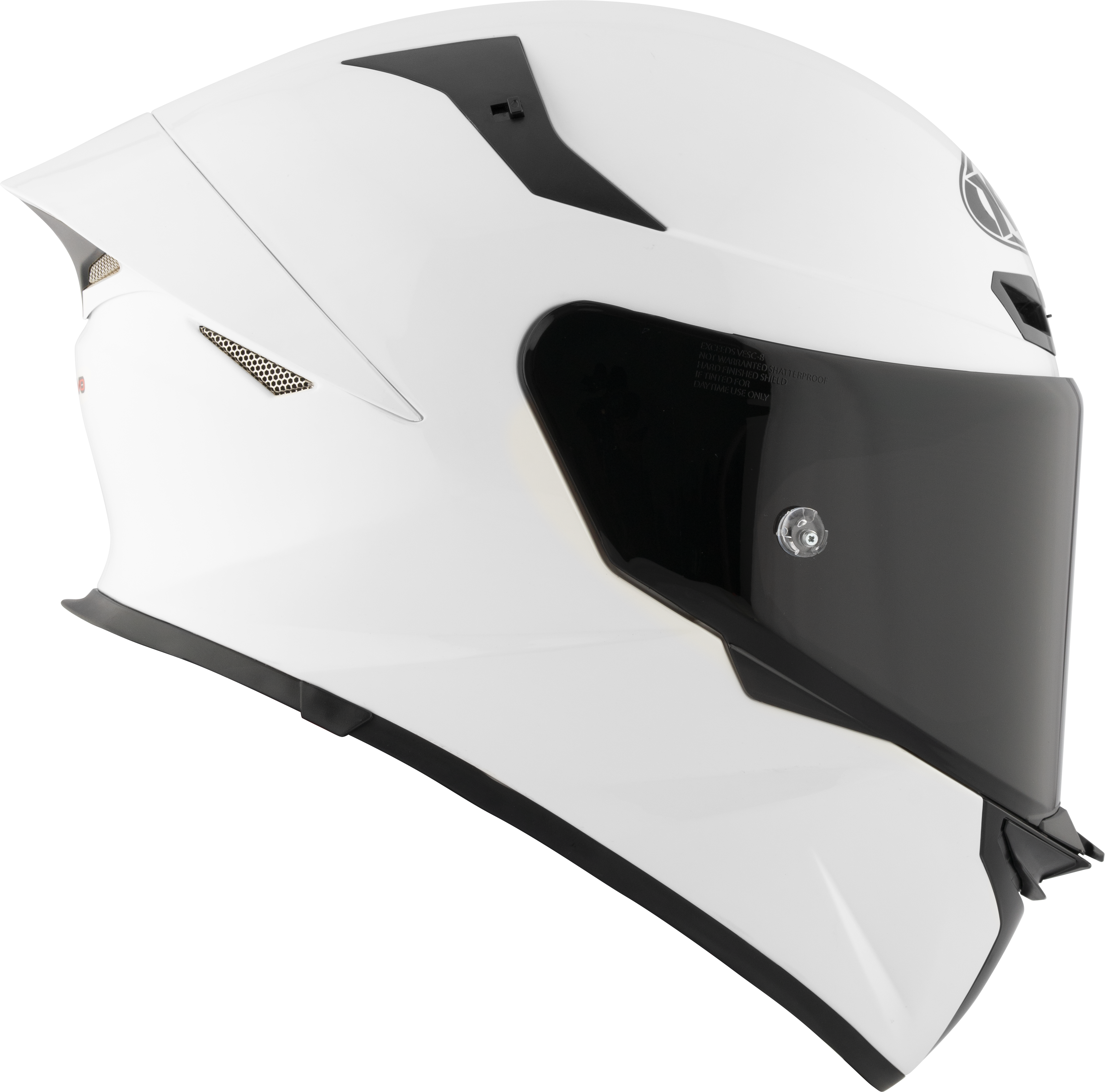 KYT TT-Revo Helm weiß glanz Y6TR00W3