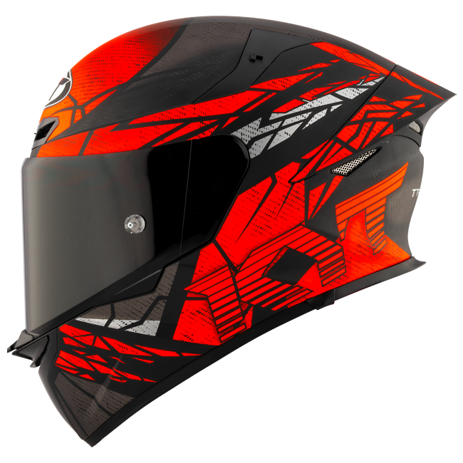 KYT TT-Revo Helm Combustion Red matt Y6TR0038