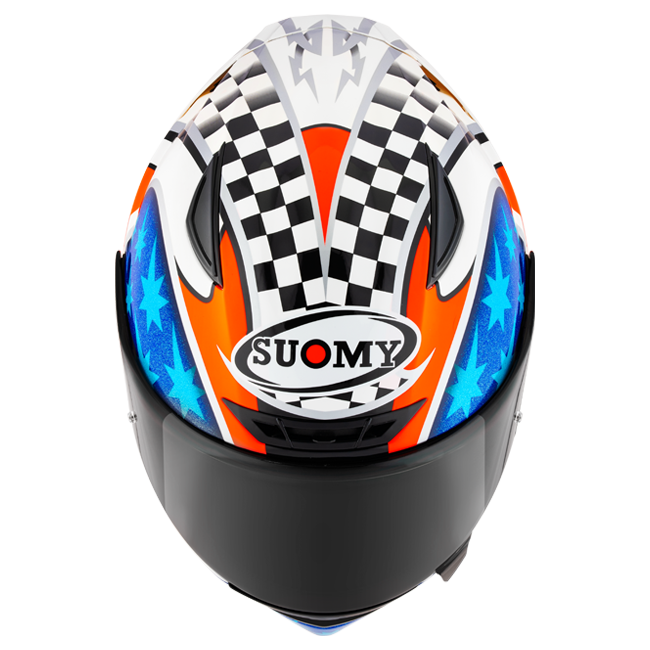 Suomy Track-1 Helm Troy Bayliss 2002 Réplica K6T10018