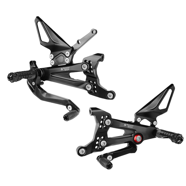 Footrest system Bonamici Racing Ducati Panigale V4/S/R (18-24) DV4