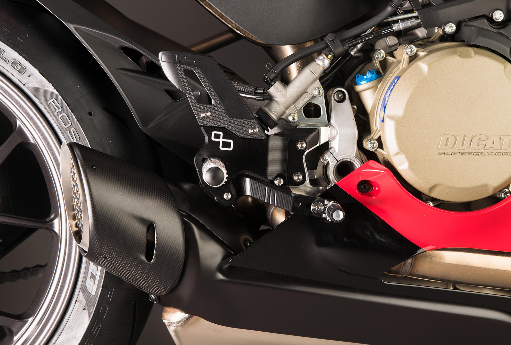 Footresting system Track-Feus Lightech reversal circuit Ducati Panigale 1299/s (15-18) FTRDU014