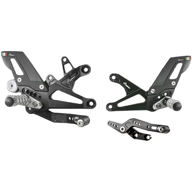 Footrest system Light-tech Triumph Street Triple 765 S / R / RS (17-25) Ftrtr005