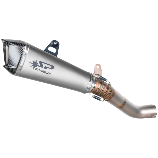 Spark Exhaust Slip-On Konix Evo Titanium Aprilia RSV4/RR/1100 Factory (21-25) GAP0402
