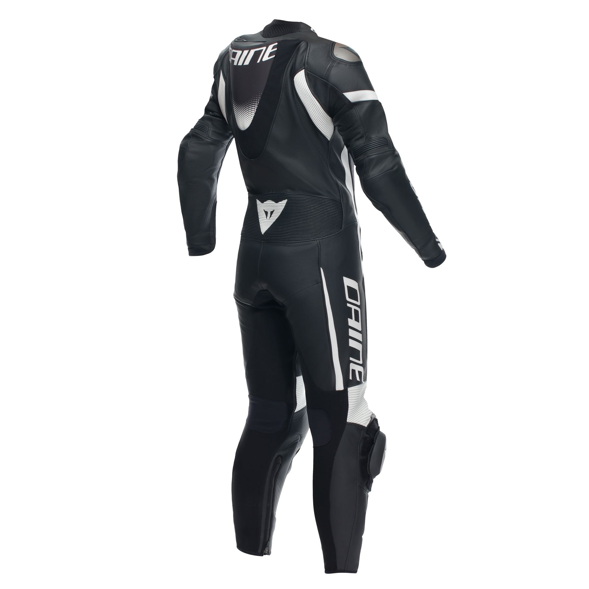 Dainese Grobnik Lady One -Piece Leather Combination - Traje de carreras perforados | Mujeres | En blanco y negro