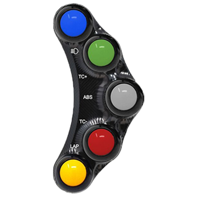 Carrera de interruptor de dirección izquierda JetPrime BMW S1000RR K46 (15-18) JP PLSR 008