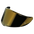 AGV Visier K6 S/K6 Iridium Verspiegelt Gold