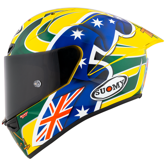 Suomy S1-XR GP Helm Troy Bayliss Replica 2005 K6SX0002
