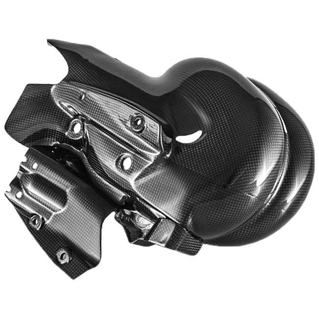 Heat protection manifold carbon fullsix ducati panigale v4/s/r (18-21)