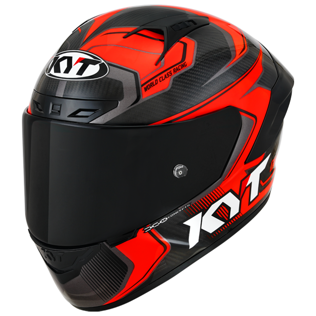 Kyt NZ-Race Helm Competencia de carbono Glojed Red Y6NZ0018