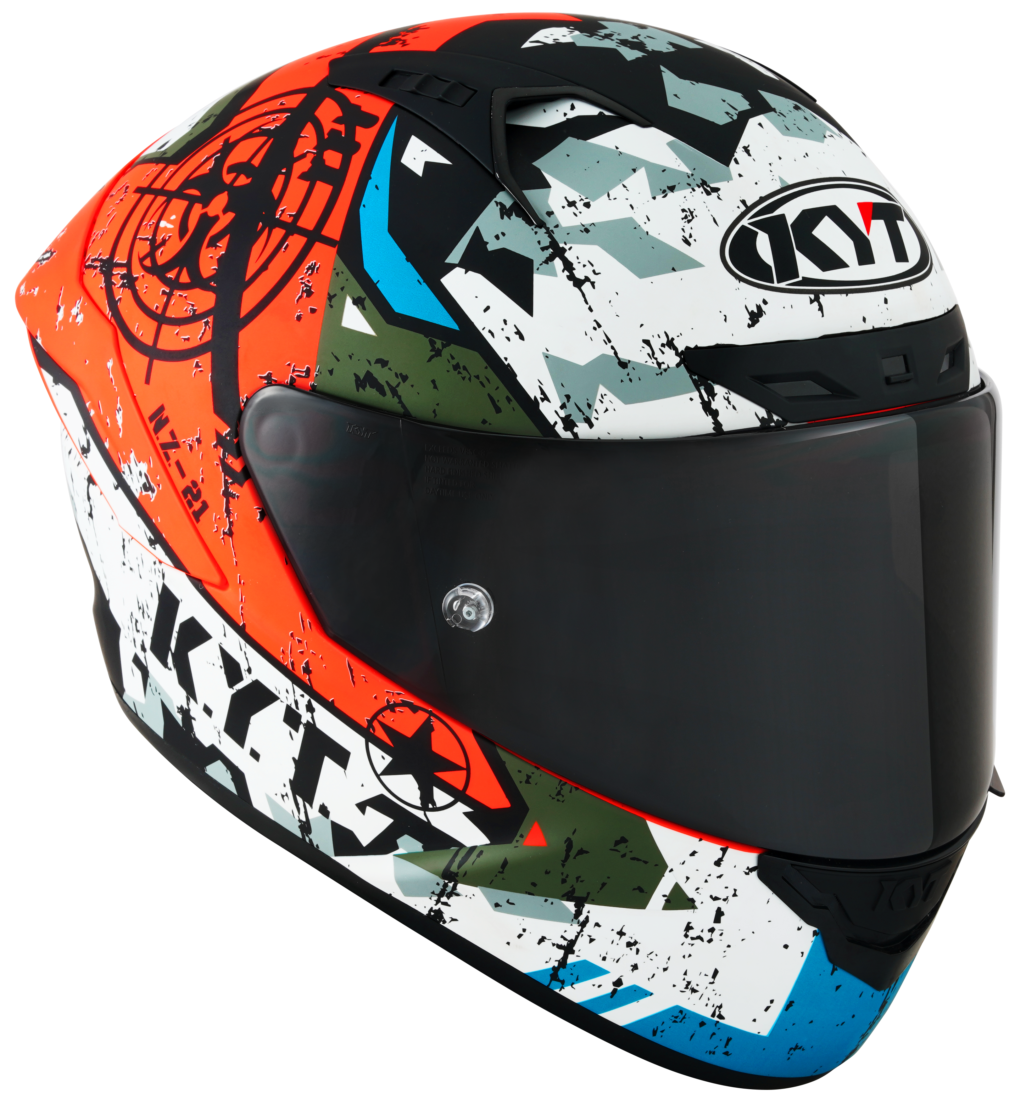 Kyt NZ-Race Helm Blazing Matt Rot Y6NZ0019