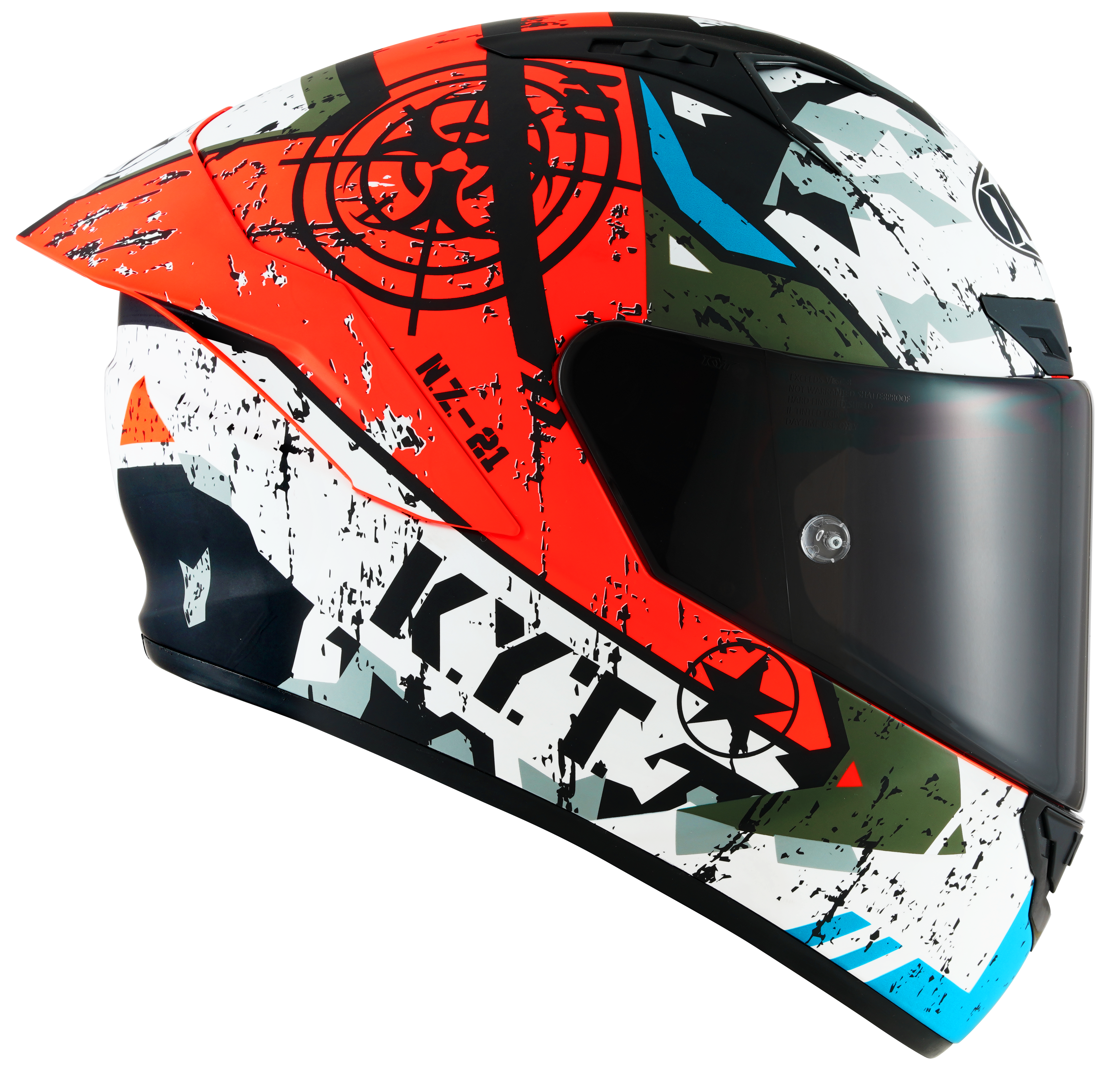 Kyt NZ-Race Helm Blazing Matt Rot Y6NZ0019