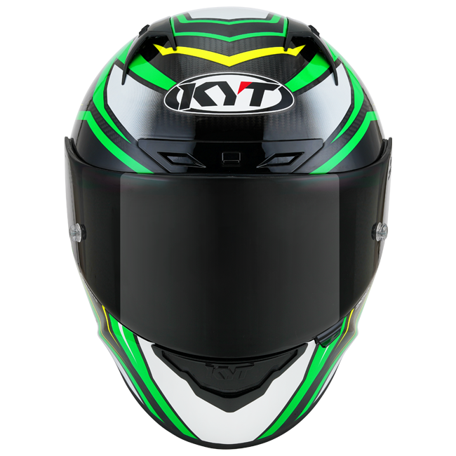 Kyt NZ-Race Timonelas de carbono Gloso Green Green Fluo/White Y6NZ0025