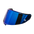 AGV Visier K6 S/K6 Iridium Verspiegelt Blau
