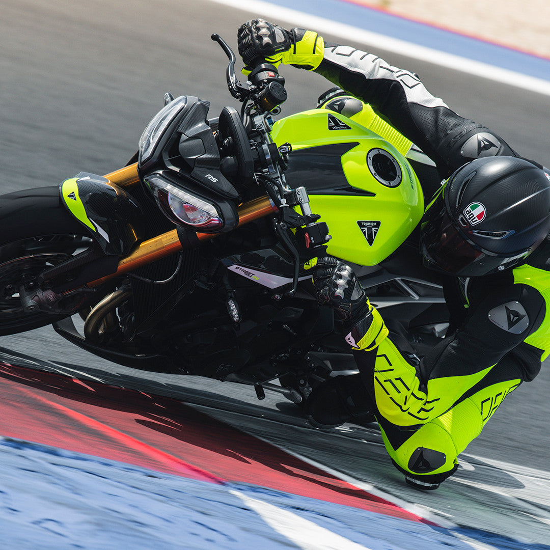 Dainese Full Metal 7 Racing Motorcycle Guantes de cuero | Hombres | Negro/Amarillo de neón | 201810001462000