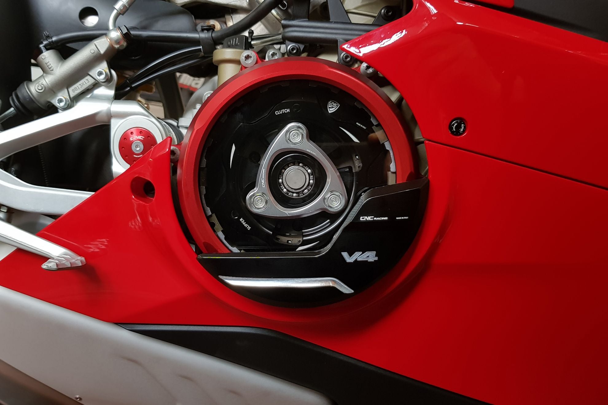 Aluminium Kupplung Protektor Schutzabdeckung CNC Racing Ducati Panigale V4/S (2025) PR310