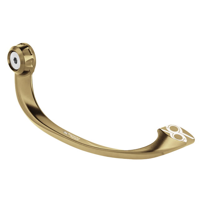 Aluminum Brake Lever Guard Evo-brake lever protection for OE YAMAHA YZF-R6 (06-25) Bonamici Racing LPRR2