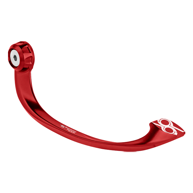 Aluminum Brake Lever Guard Evo-brake lever protection for OE YAMAHA YZF-R6 (06-25) Bonamici Racing LPRR2