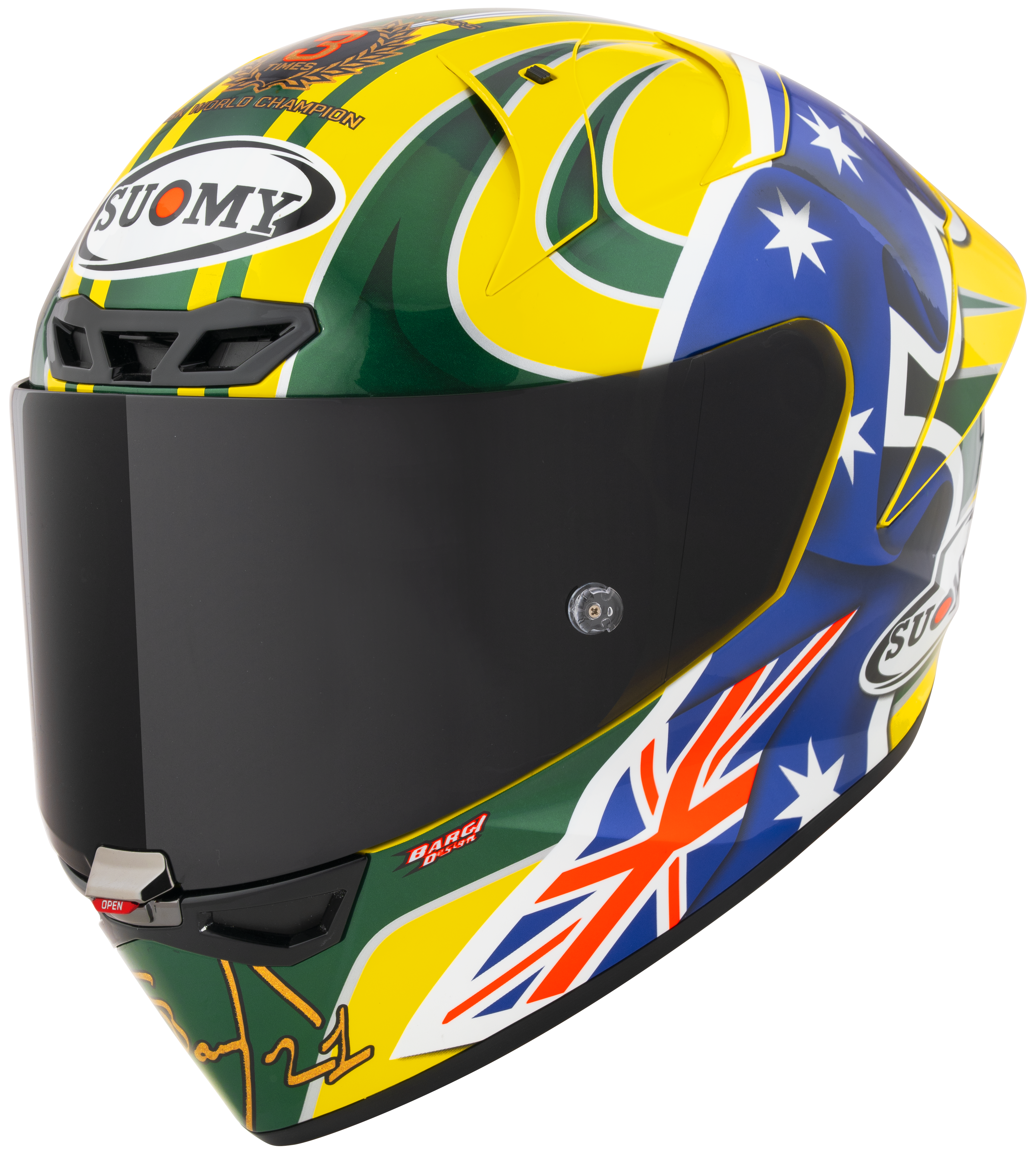 Suomy S1-XR GP Helm Troy Bayliss Replica 2005 K6SX0002