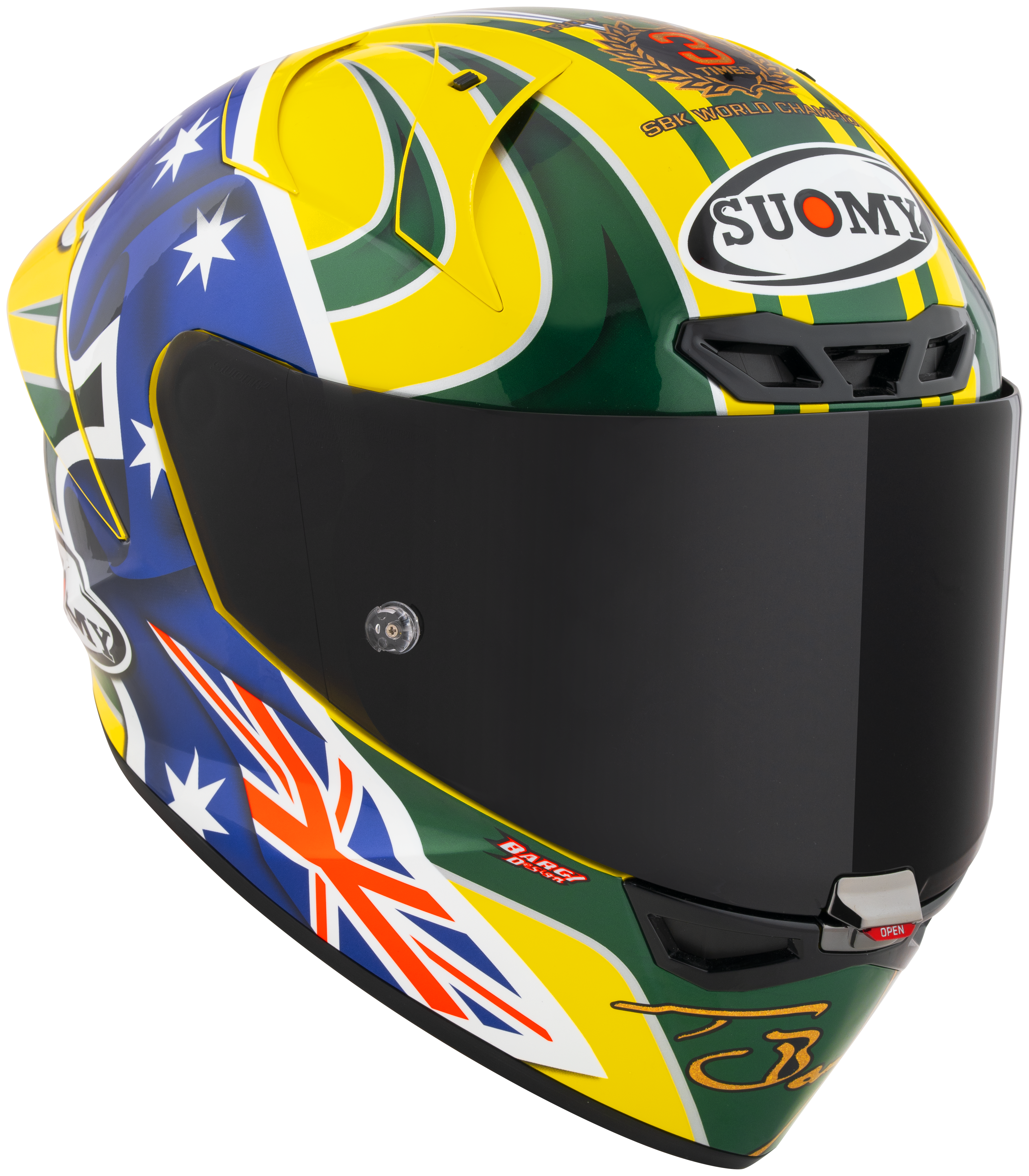 Suomy S1-XR GP Helm Troy Bayliss Replica 2005 K6SX0002