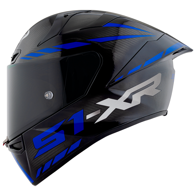 Suomy S1-XR GP Helm Carbon Hyperic Blue K6SX0006