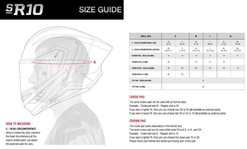 Alpinestars Supertech R10 Solid Hold White Gloss 8200124-2170
