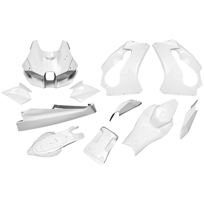 Komplettes Verkleidungsset Avio Fiber Kawasaki ZX-10 R/RR (21-25) Carbonin