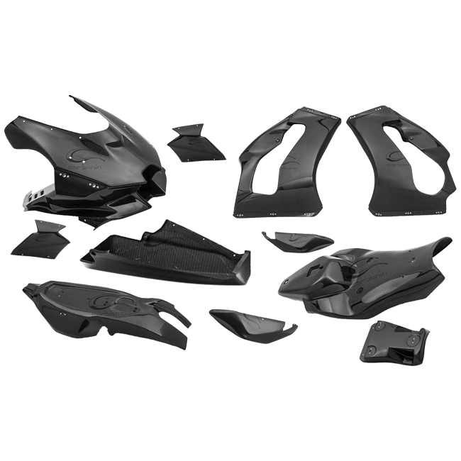 Komplettes Verkleidungsset Carbon Kawasaki ZX-10 R/RR (21-25) Carbonin