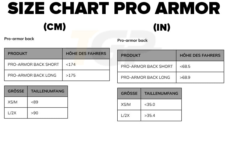 Dainese Rückenprotektor Pro-Armor Back Long 2.0 - Höhe >175cm/68.9in | 20187621000100