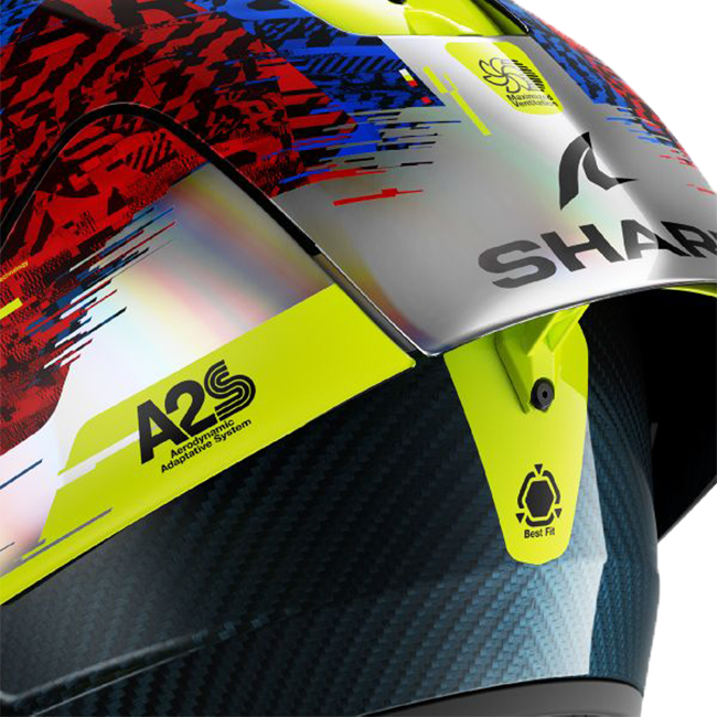 Casco Shark Aeron GP FIM 2 Racing Speed-VIB DBR