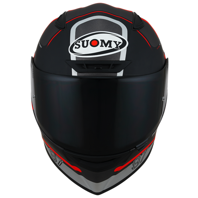 Suomy Track-1 timón noventa y siete pistola Matt Metal/Rot K6T10002
